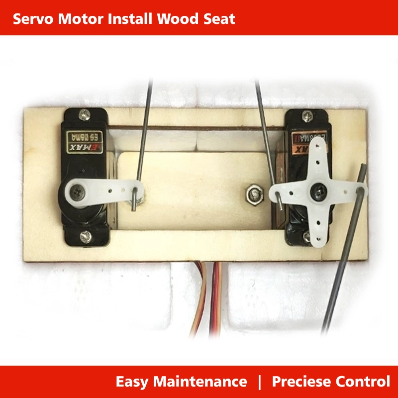 Cessna182 Plus Servo Motor Wood Seat